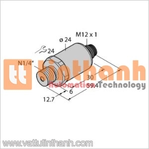 PT150PSIG-2003-I2-H1143/X - Bộ chuyển đổi áp suất - Turck TT