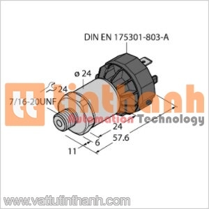 PT15PSIG-1005-I2-DA91 - Bộ chuyển đổi áp suất - Turck TT