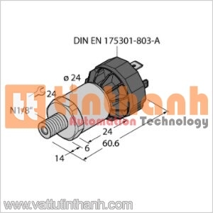 PT15PSIG-1014-I2-DA91 - Bộ chuyển đổi áp suất - Turck TT