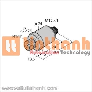 PT15PSIV-1003-IX-H1143 - Bộ chuyển đổi áp suất - Turck TT