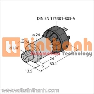 PT15V-1003-I2-DA91 - Bộ chuyển đổi áp suất - Turck TT