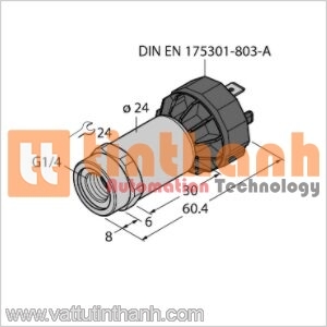 PT160R-2001-I2-DA91 - Bộ chuyển đổi áp suất - Turck TT