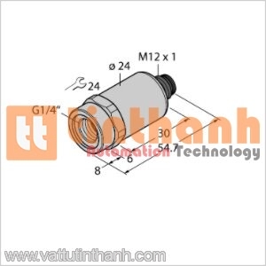 PT160R-2001-I2-H1141 - Bộ chuyển đổi áp suất - Turck TT