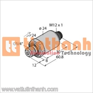 PT160R-2004-I2-H1141/X - Bộ chuyển đổi áp suất - Turck TT