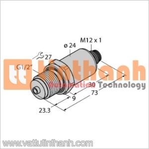 PT160R-2008-I2-H1141 - Bộ chuyển đổi áp suất - Turck TT