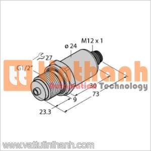 PT160R-2008-I2-H1141/X - Bộ chuyển đổi áp suất - Turck TT