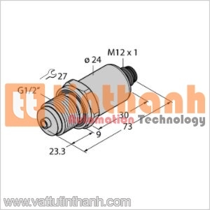 PT160R-2043-I2-H1141 - Bộ chuyển đổi áp suất - Turck TT