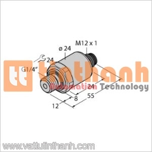 PT16A-1004-I2-H1143 - Cảm biến áp suất - Turck TT