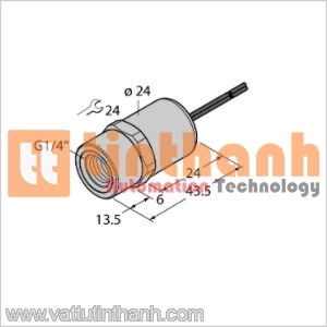 PT16R-1001-I2-WM0.5 - Bộ chuyển đổi áp suất - Turck TT