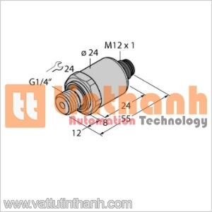 PT16R-1004-I2-H1141 - Bộ chuyển đổi áp suất - Turck TT