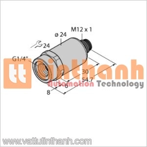 PT16R-2001-I2-H1141 - Bộ chuyển đổi áp suất - Turck TT