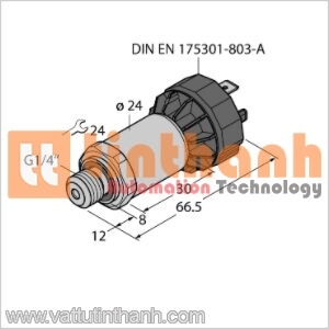 PT16R-2004-I2-DA91 - Bộ chuyển đổi áp suất - Turck TT