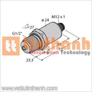 PT16R-2008-I2-H1141 - Bộ chuyển đổi áp suất - Turck TT