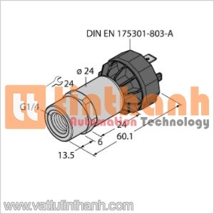 PT1V-1001-I2-DA91 - Bộ chuyển đổi áp suất - Turck TT