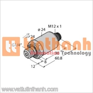 PT1V-2004-U1-H1141 - Bộ chuyển đổi áp suất - Turck TT