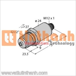 PT1V-2008-I2-H1143 - Bộ chuyển đổi áp suất - Turck TT