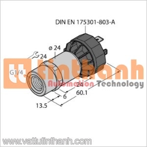 PT2.5R-1001-I2-DA91 - Bộ chuyển đổi áp suất - Turck TT