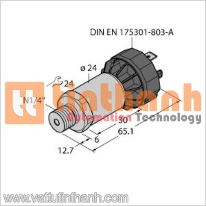 PT2000PSIG-2003-I2-DA91 - Bộ chuyển đổi áp suất - Turck TT