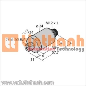 PT2000PSIG-2005-I2-H1141/X - Bộ chuyển đổi áp suất - Turck TT