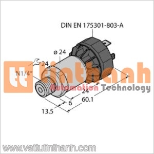 PT200PSIG-1003-I2-DA91 - Bộ chuyển đổi áp suất - Turck TT