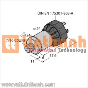 PT200PSIG-1005-I2-DA91 - Bộ chuyển đổi áp suất - Turck TT