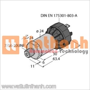 PT200PSIG-2005-I2-DA91 - Bộ chuyển đổi áp suất - Turck TT