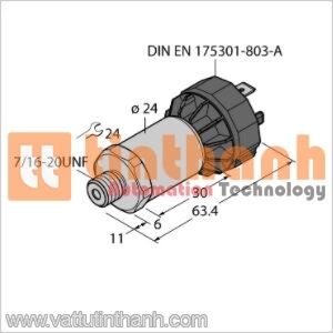 PT200PSIG-2005-U1-DA91 - Bộ chuyển đổi áp suất - Turck TT