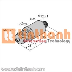 PT250R-2020-U3-H1143 - Bộ chuyển đổi áp suất - Turck TT