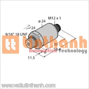PT250R-2021-I2-H1143 - Bộ chuyển đổi áp suất - Turck TT