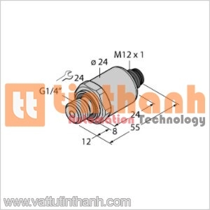 PT25R-1004-I2-H1141 - Bộ chuyển đổi áp suất - Turck TT