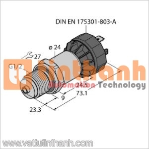 PT25R-1008-U1-DA91/X - Bộ chuyển đổi áp suất - Turck TT