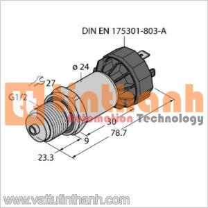 PT25R-2008-I2-DA91 - Bộ chuyển đổi áp suất - Turck TT