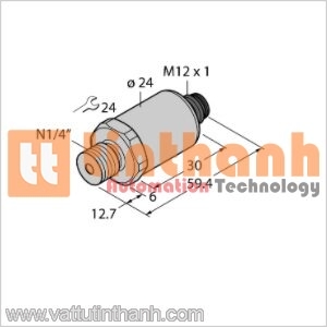 PT3000PSIG-2003-U1-H1141 - Bộ chuyển đổi áp suất - Turck TT