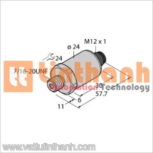 PT3000PSIG-2005-I2-H1141/X - Bộ chuyển đổi áp suất - Turck TT