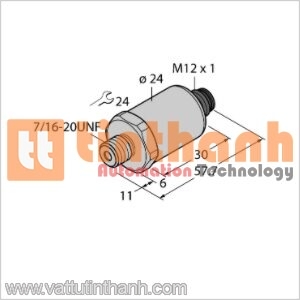 PT3000PSIG-2005-U1-H1141 - Bộ chuyển đổi áp suất - Turck TT