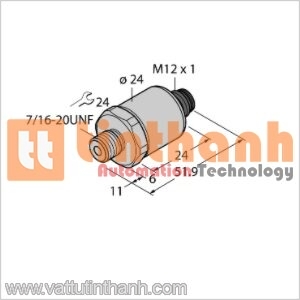 PT300PSIG-1005-I2-H1141 - Bộ chuyển đổi áp suất - Turck TT