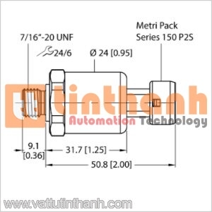 PT300PSIG-1105-U3-MP11 - Bộ chuyển đổi áp suất - Turck TT