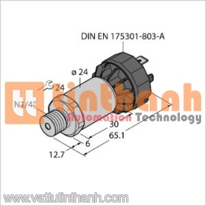 PT300PSIG-2003-U1-DA91 - Bộ chuyển đổi áp suất - Turck TT