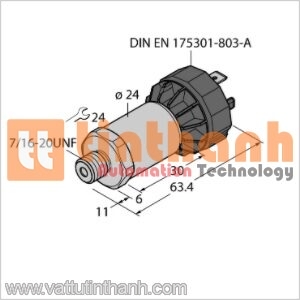 PT300PSIG-2005-I2-DA91 - Bộ chuyển đổi áp suất - Turck TT