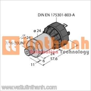 PT30PSIG-1005-I2-DA91 - Bộ chuyển đổi áp suất - Turck TT