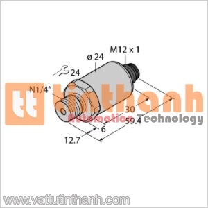 PT30PSIG-2003-I2-H1141/X - Bộ chuyển đổi áp suất - Turck TT