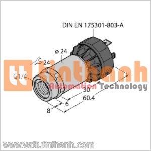 PT400R-2001-I2-DA91 - Bộ chuyển đổi áp suất - Turck TT