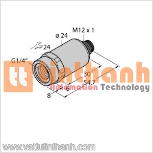 PT400R-2001-I2-H1141 - Bộ chuyển đổi áp suất - Turck TT