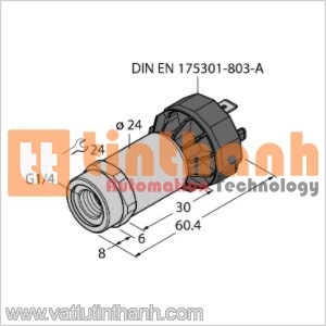 PT400R-2001-U1-DA91 - Bộ chuyển đổi áp suất - Turck TT