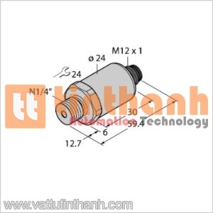 PT400R-2003-U1-H1143 - Bộ chuyển đổi áp suất - Turck TT