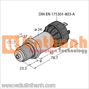 PT400R-2008-I2-DA91 - Bộ chuyển đổi áp suất - Turck TT