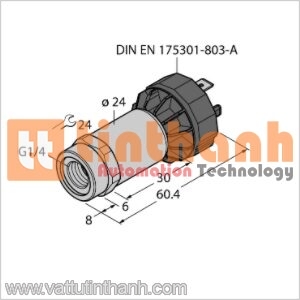 PT40R-2001-I2-DA91 - Bộ chuyển đổi áp suất - Turck TT