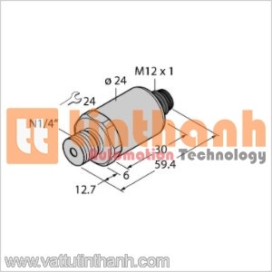 PT45PSIV-2003-I2-H1143 - Bộ chuyển đổi áp suất - Turck TT