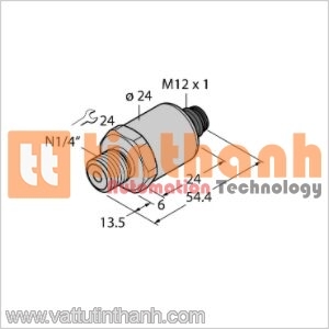 PT4A-1003-I2-H1141 - Bộ chuyển đổi áp suất - Turck TT