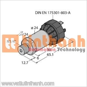 PT5000PSIG-2003-I2-DA91 - Bộ chuyển đổi áp suất - Turck TT